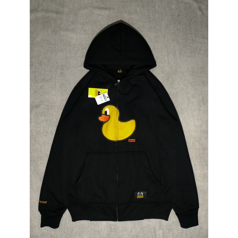ZIPPER HOODIE RESLETING PANCOAT BORDIR