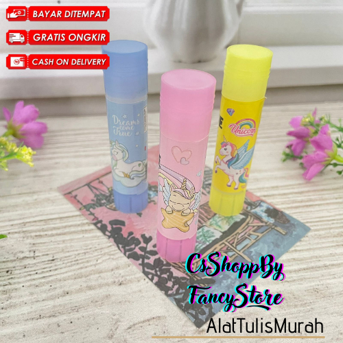 

Glue Stick Gambar Unicorn Pastel Perlengkapan Kantor Lem Kertas Stark 10gr Bisa COD