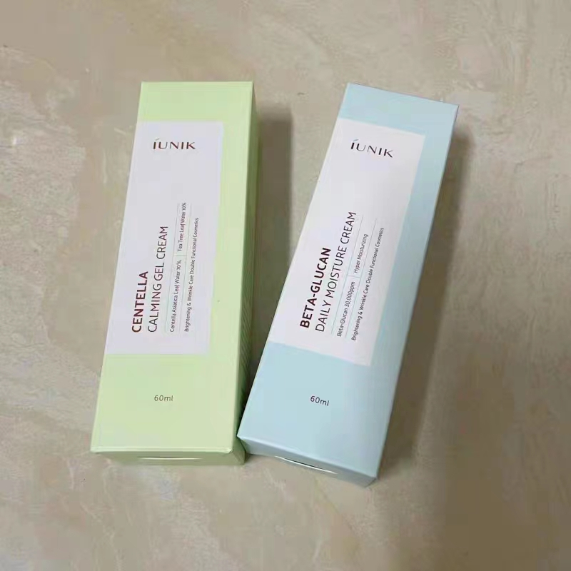 [iUNIK] Centella Calming Gel/Beta Glucan Daily Moisture Cream 60ml Best Summer Cream Duo set