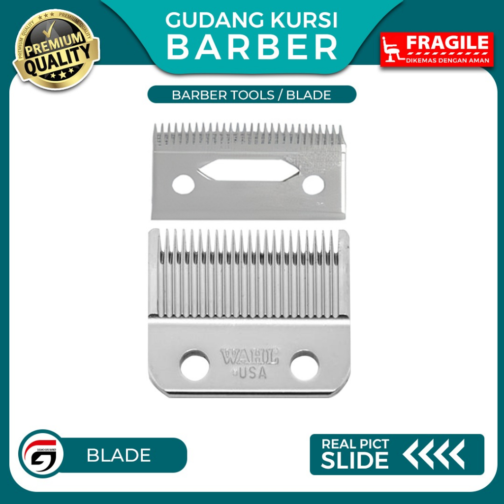 Wahl Taper Blade Pisau Alat Cukur Wahl Supertaper Blade Clipper Corded dan Cordless