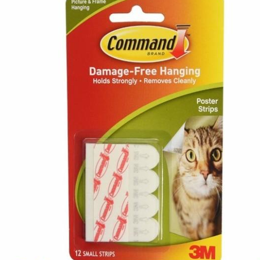 

3M Command 12 Strip Poster Perekat