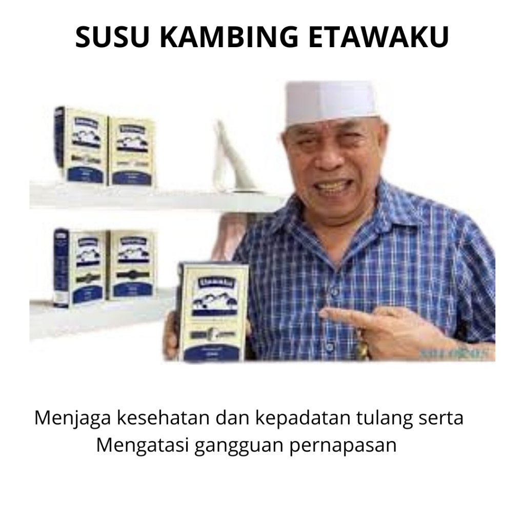 

SUSU KAMBING ETAWAKU Mengatasi gangguan pernafasan seta menjaga kepadatan tulang