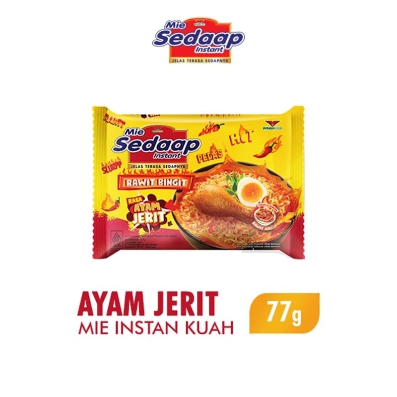 

Mie Sedaap instan Ayam Jerit 70 gr