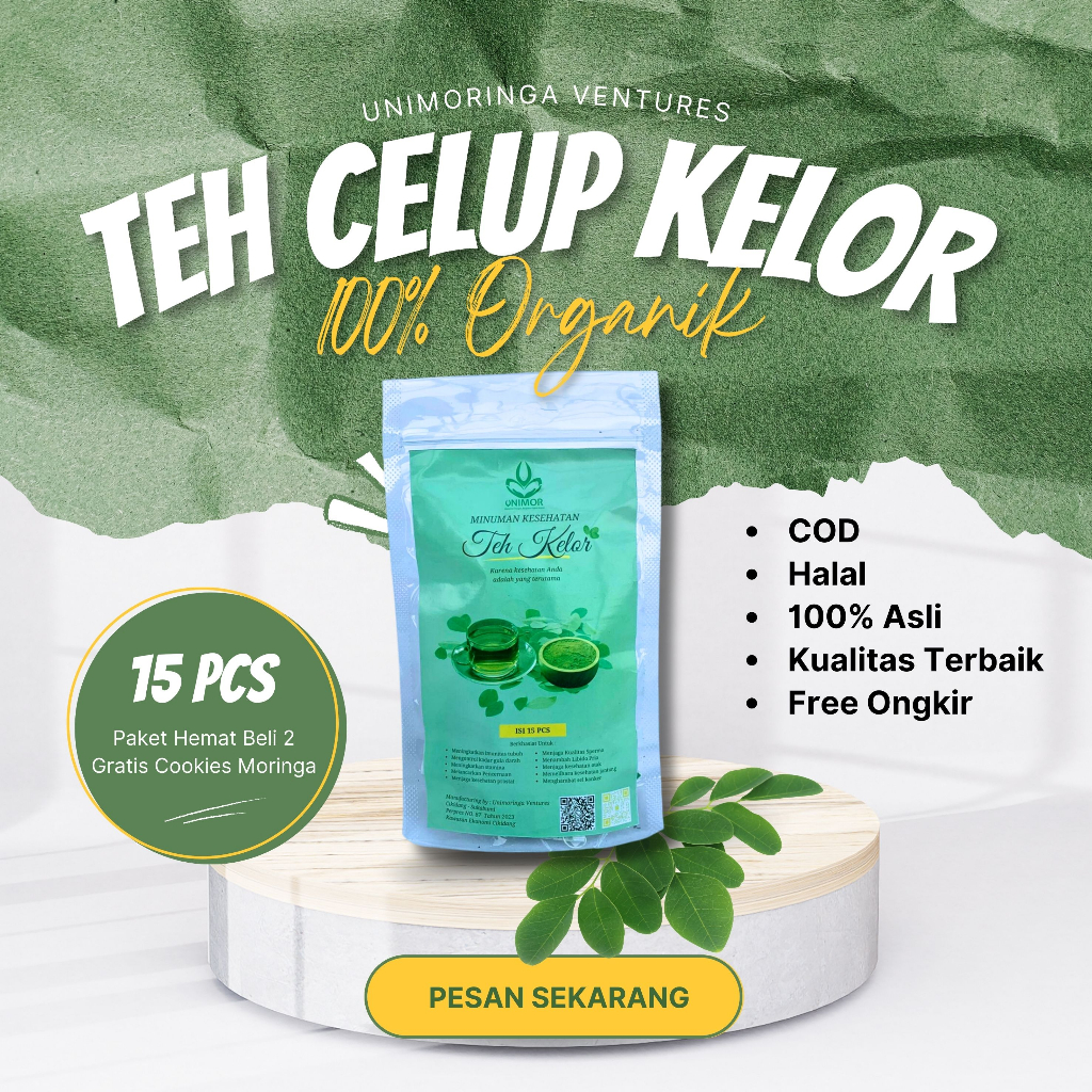 

UNIMOR TEH DAUN KELOR | TEH HERBAL KELOR, TEH KELOR ASLI, TEH PENAMBAH ASI, TEH CELUP, TEH MORINGA, TEH SEHAT, PENURUN BERAT BADAN. TEH MORINGA