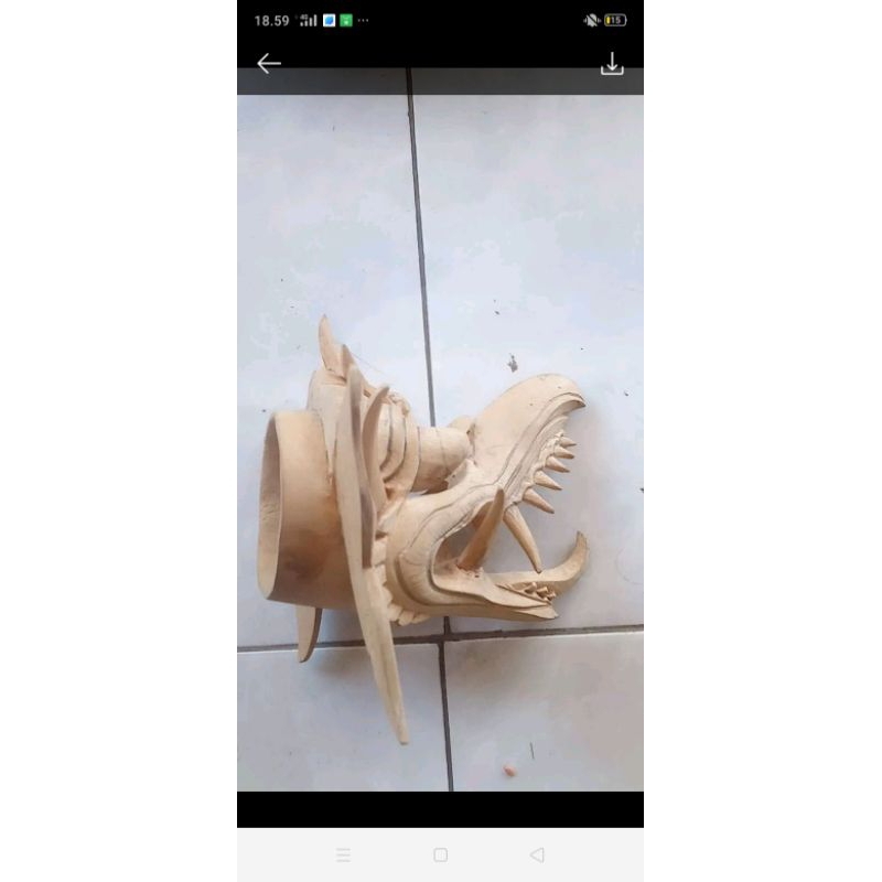 tapel layang kuir kayu pule halus