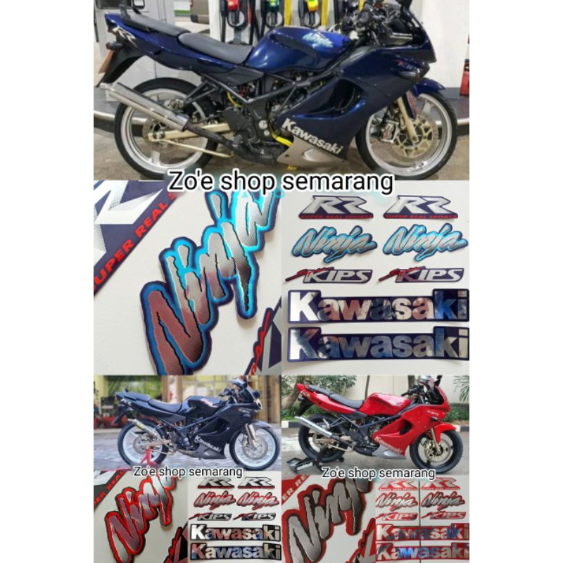 striping ninja rr 2009 bahan chrome