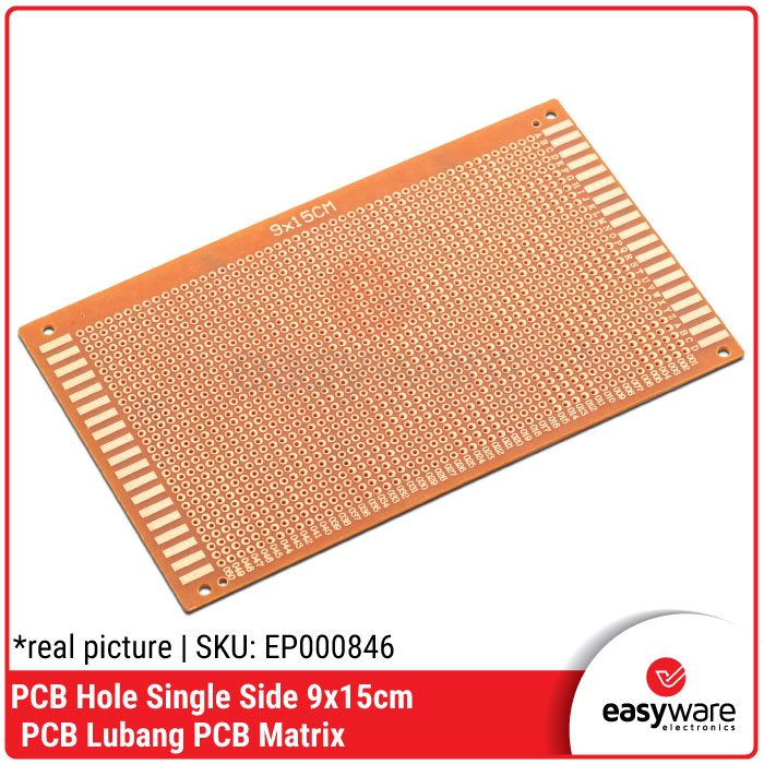 PCB SINGLE SIDE 9x15cm PCB MATRIX 9x15 PCB LUBANG 9x15 cm