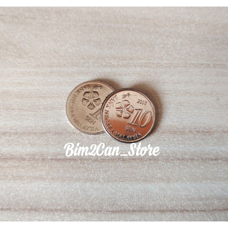 Numismatik Koin Kuno Malaysia 10 sen Seri Terbaru