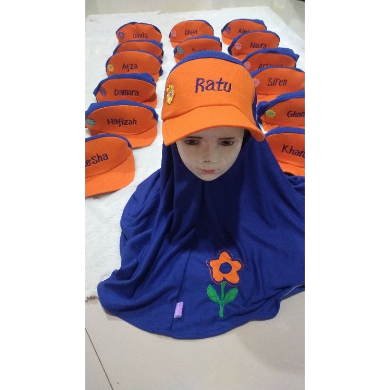 jilbab topi anak jiltop kerudung anak jilbab anak/marlynhijab354