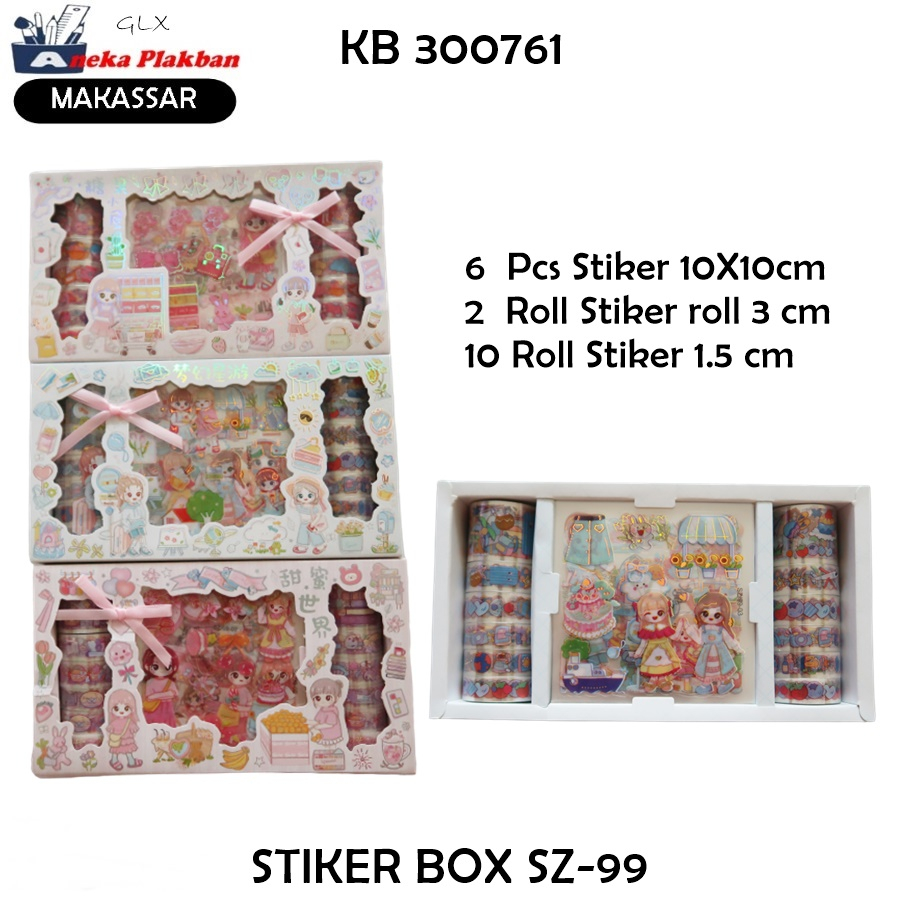 

[1BOX] STIKER BOX SZ-99 STIKER LUCU MURAH