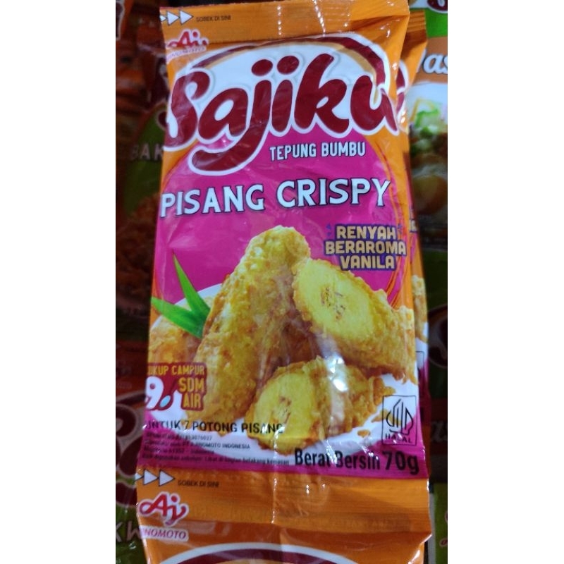 

SAJIKU TEPUNG PISANG KRISPY