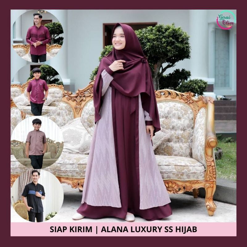READY STOK ALANA LUXURY BY SS HIJAB INER+OUTER