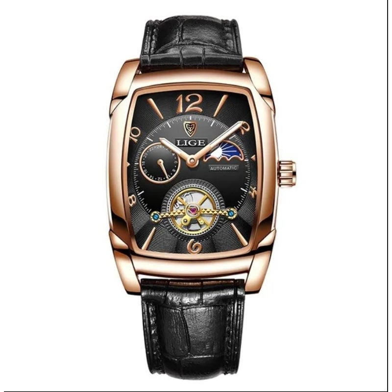 Jam tangan import automatic new Lige waterproof luminous watch