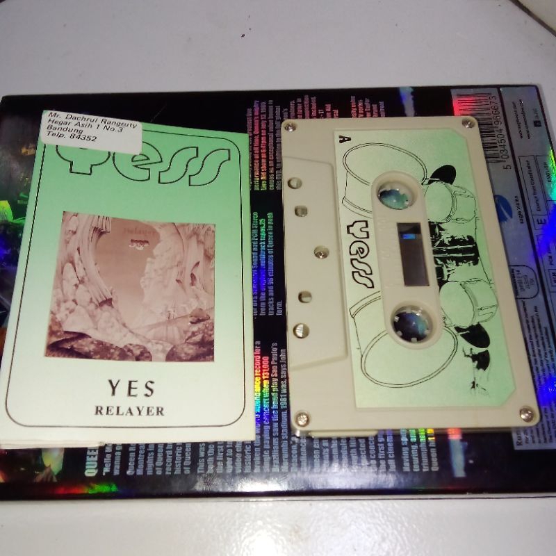 kaset pita YES album Relayer ( YESS )