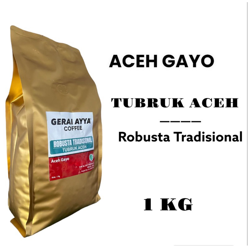 

KOPI TUBRUK ACEH 1 kg ( ROBUSTA TRADISIONAL ) BUBUK HALUS