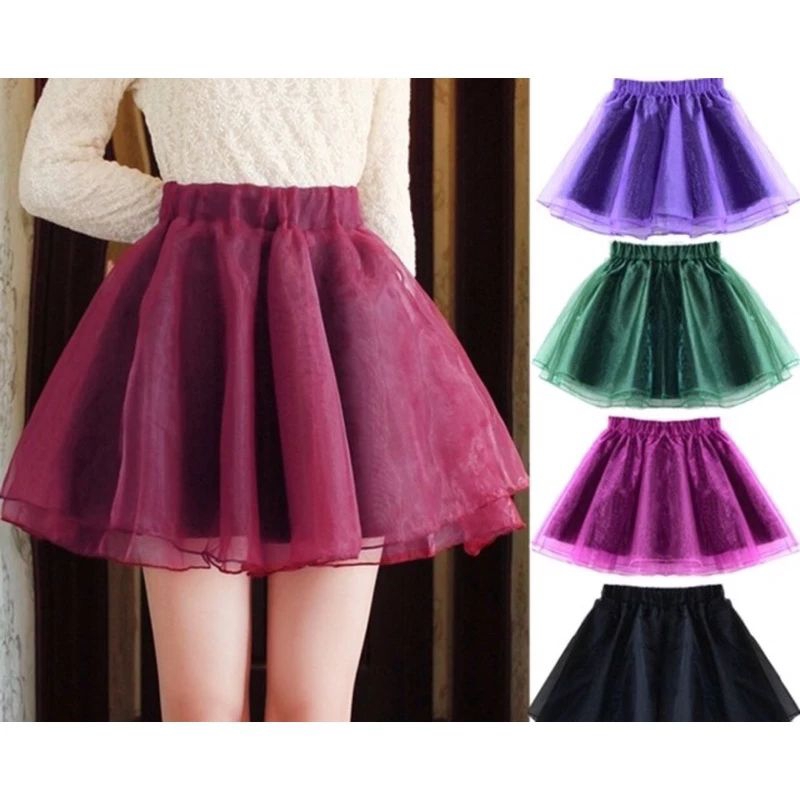 ROK ORGANZA MINI ROK PESTA