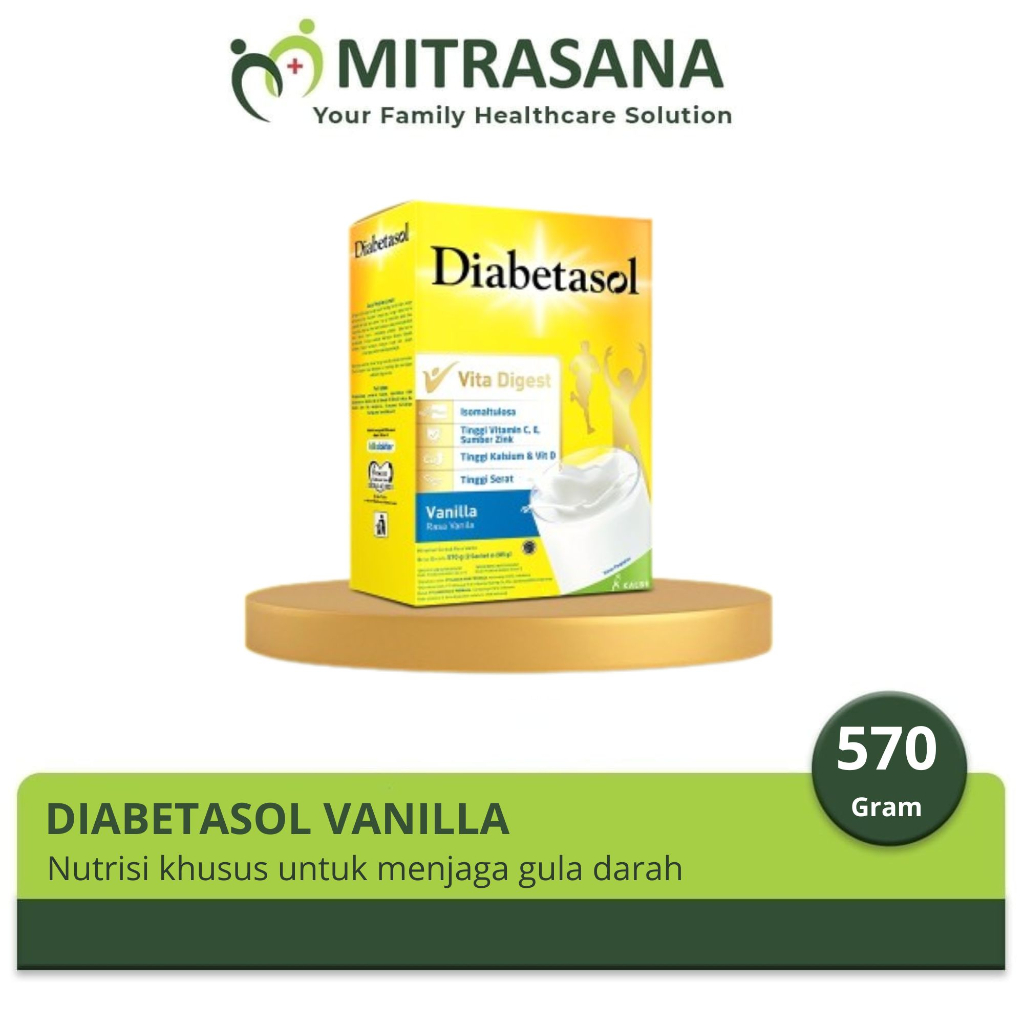 

Diabetasol Vanilla 570 Gram