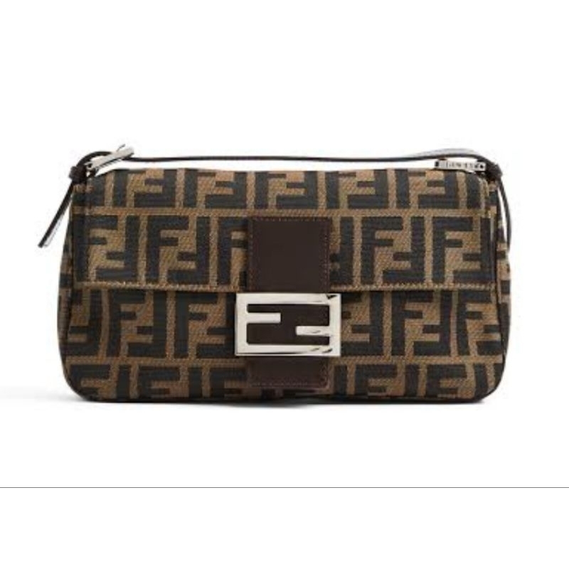 FF Zucca Baguette Shoulder Bag