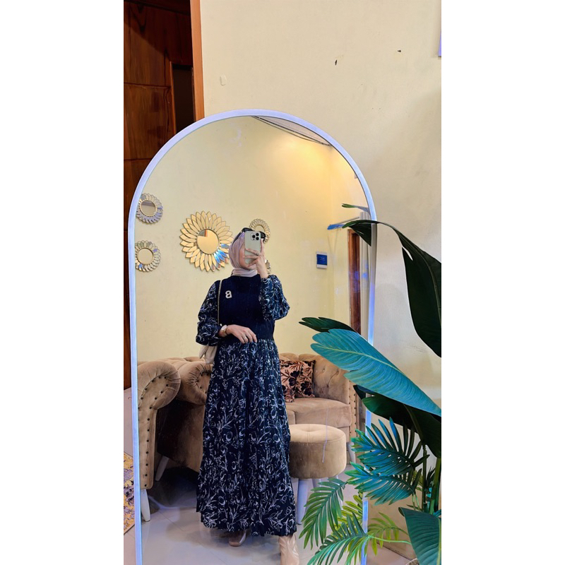 gamis rompi rajut ZARA