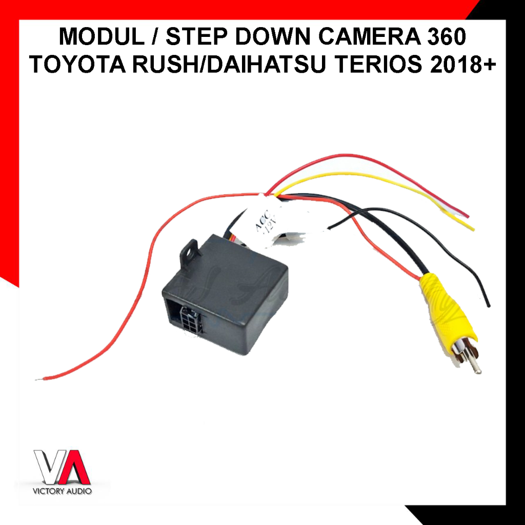 Modul / Socket Step Down Camera 360 Kamera TOYOTA RUSH DAIHATSU TERIOS 2018+