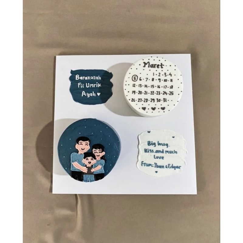 

BENTO CAKE / Lunch Box Cake / Tart Mini, 2 in 1 / 3 in 1 / 4 in 1. Diameter 8 cm dan 10 cm. (Khusus Surabaya, Sidoarjo, Dan Mojokerto)