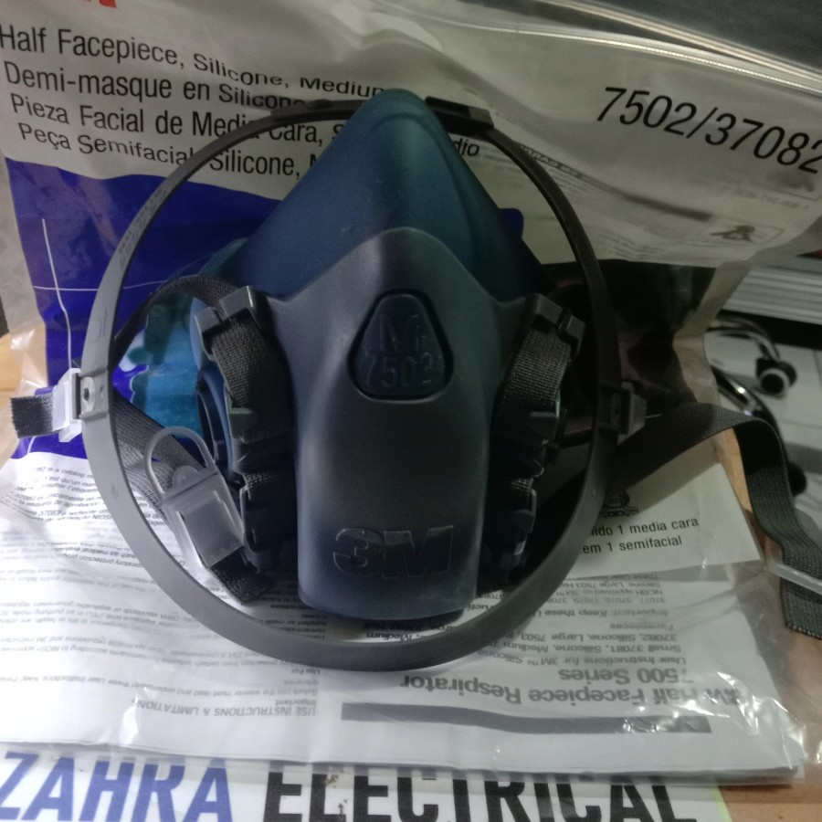 3M Respirator 7502 Original 3M Half Face Dual Respirator