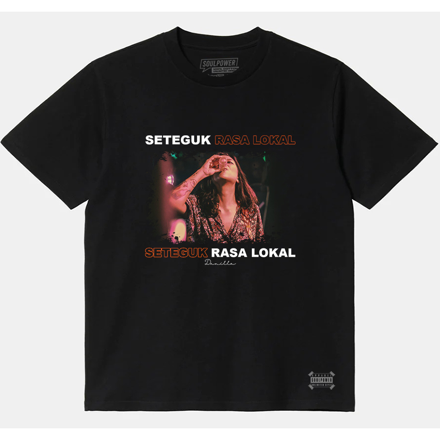 Kaos Distro Musik Band Indie Murah Danilla Riyadi Seteguk Rasa Lokal