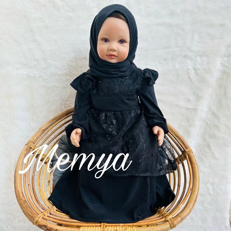 Gamis brokat bayi perempuan dress baju anak mewah