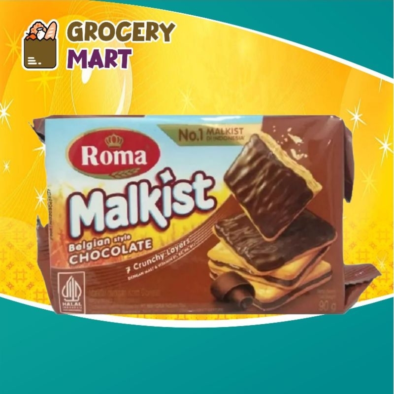 

Roma Malkist Belgian Chocolate 90gr 1PCS