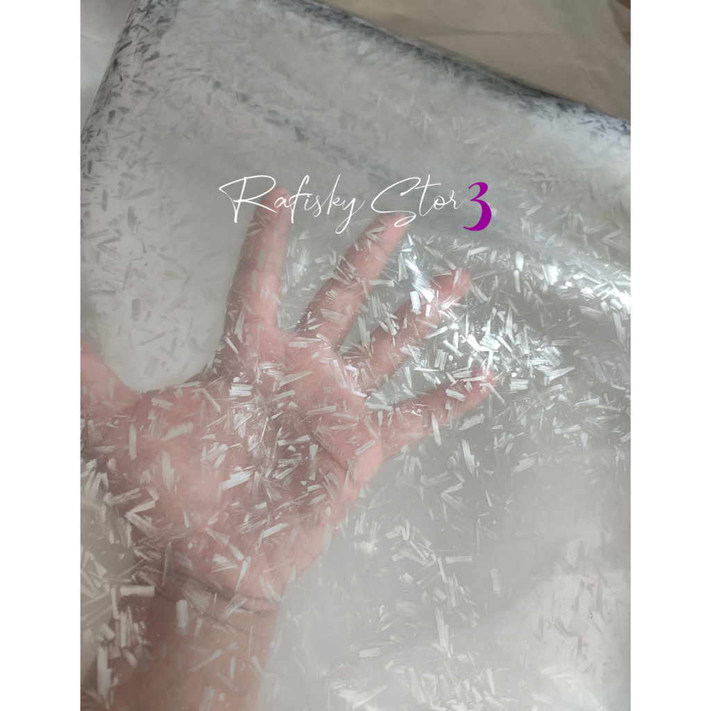 Water Transfer Printing Carbon Celup Forged Transparan Ukuran 100 Cm X 50 Cm