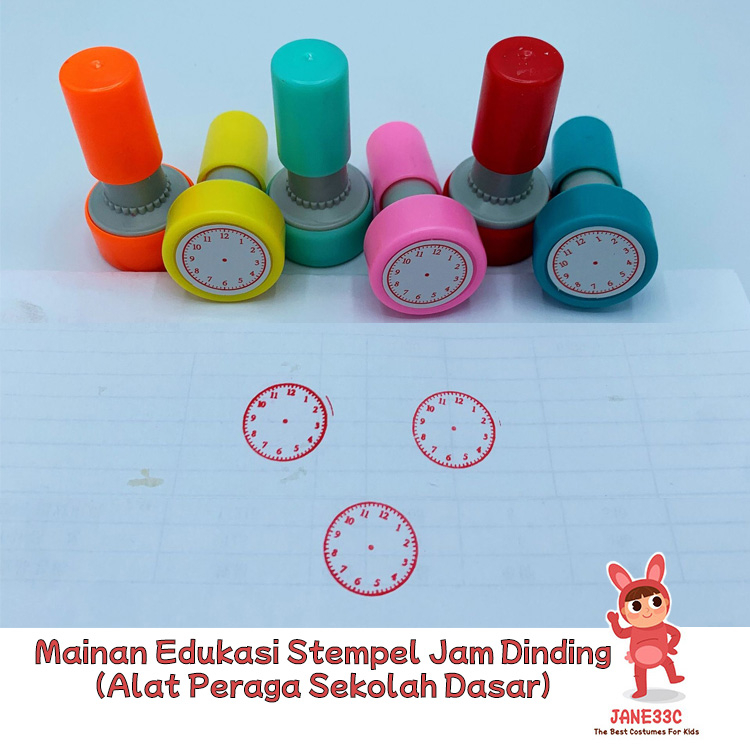 

Mainan Edukasi Stempel / Alat Peraga Sekolah Dasar Segel Jam Dinding