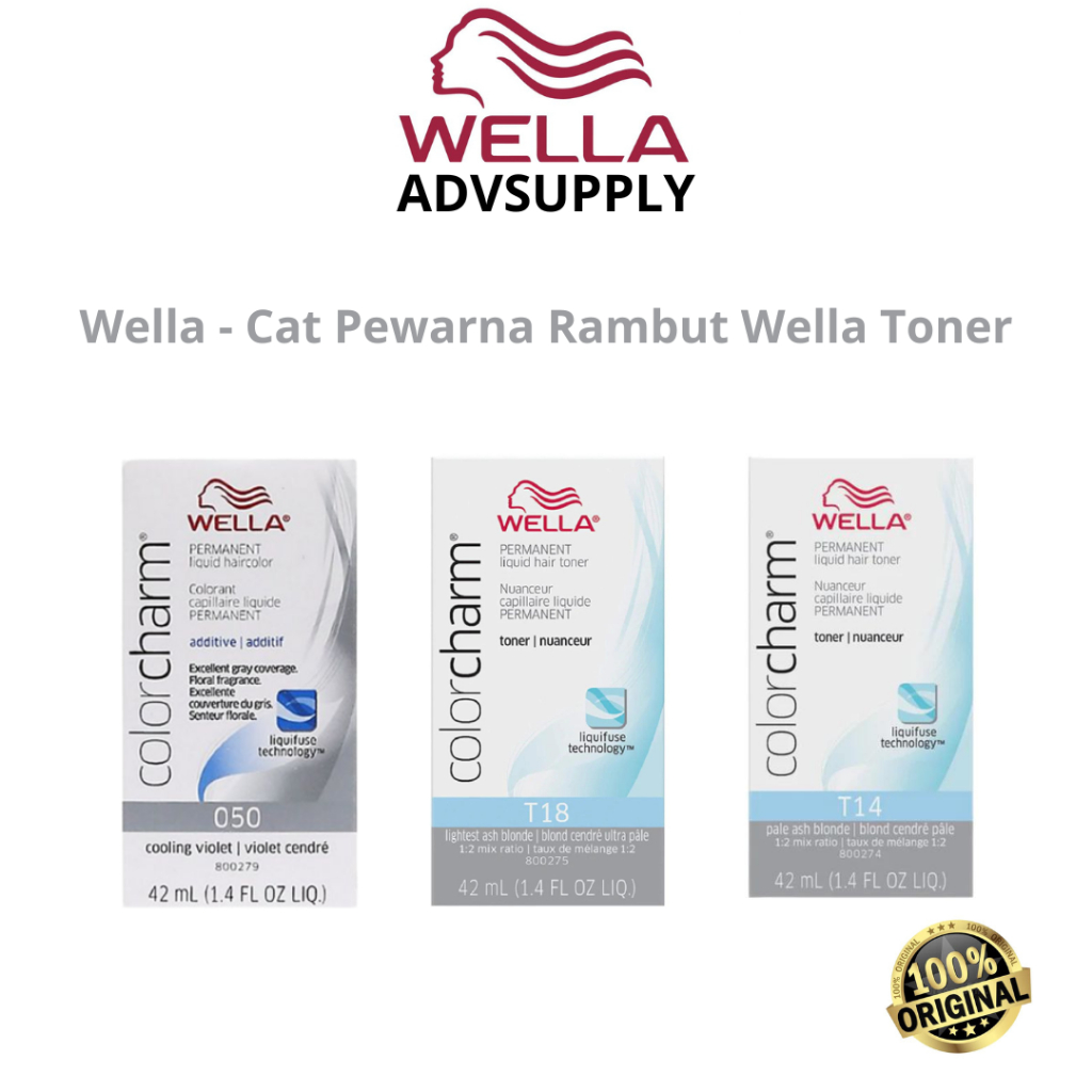 Wella Color Charm Permanent Liquid Haircolor - Cat Pewarna Rambut Wella Toner