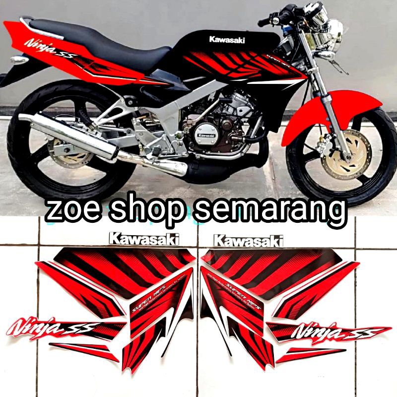 striping ninja ss 2014 merah Ferarri