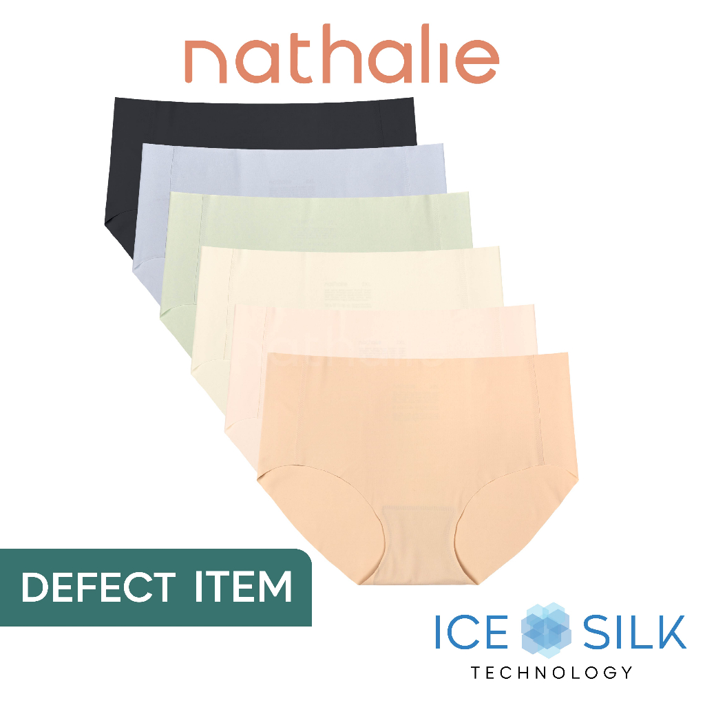Nathalie Celana Dalam Seamless Wanita [Defect Item] Midi CD Tanpa Jahitan Anti Nyeplak 1 PCS NTC 343