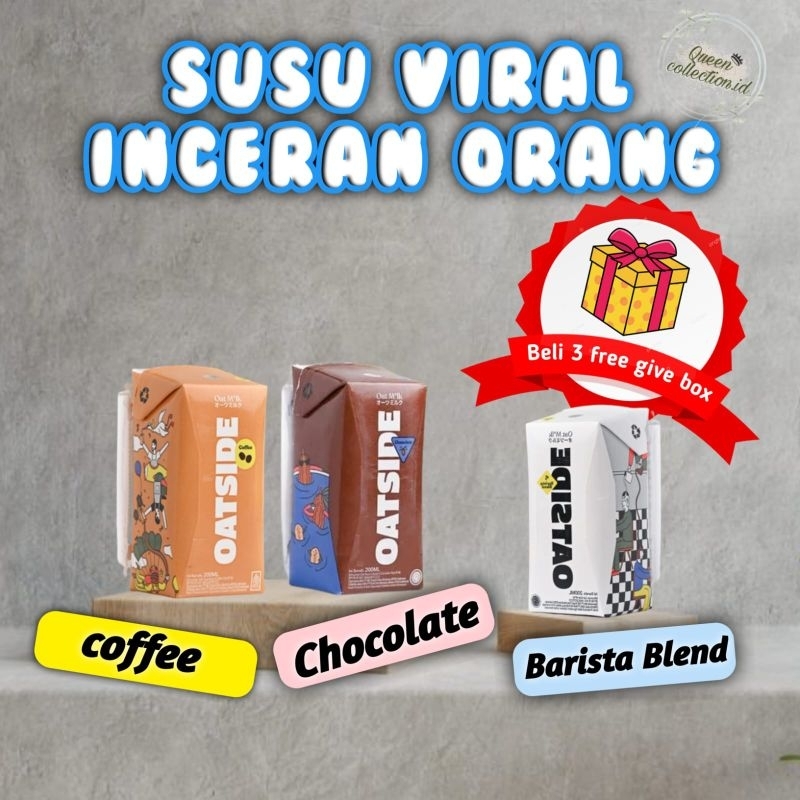 

OATSIDE MILK 200ML / SUSU VIRAL / SUSU OAT / oatside mini