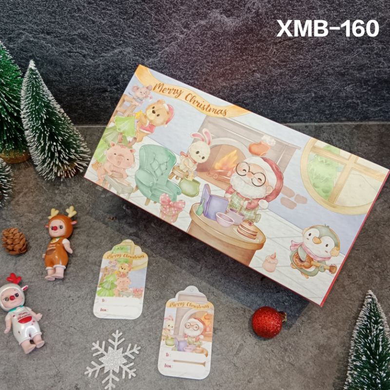 XMB-160 Box Christmas Dus Kemasan Kue Natal Christmas Packaging | Box Packaging
