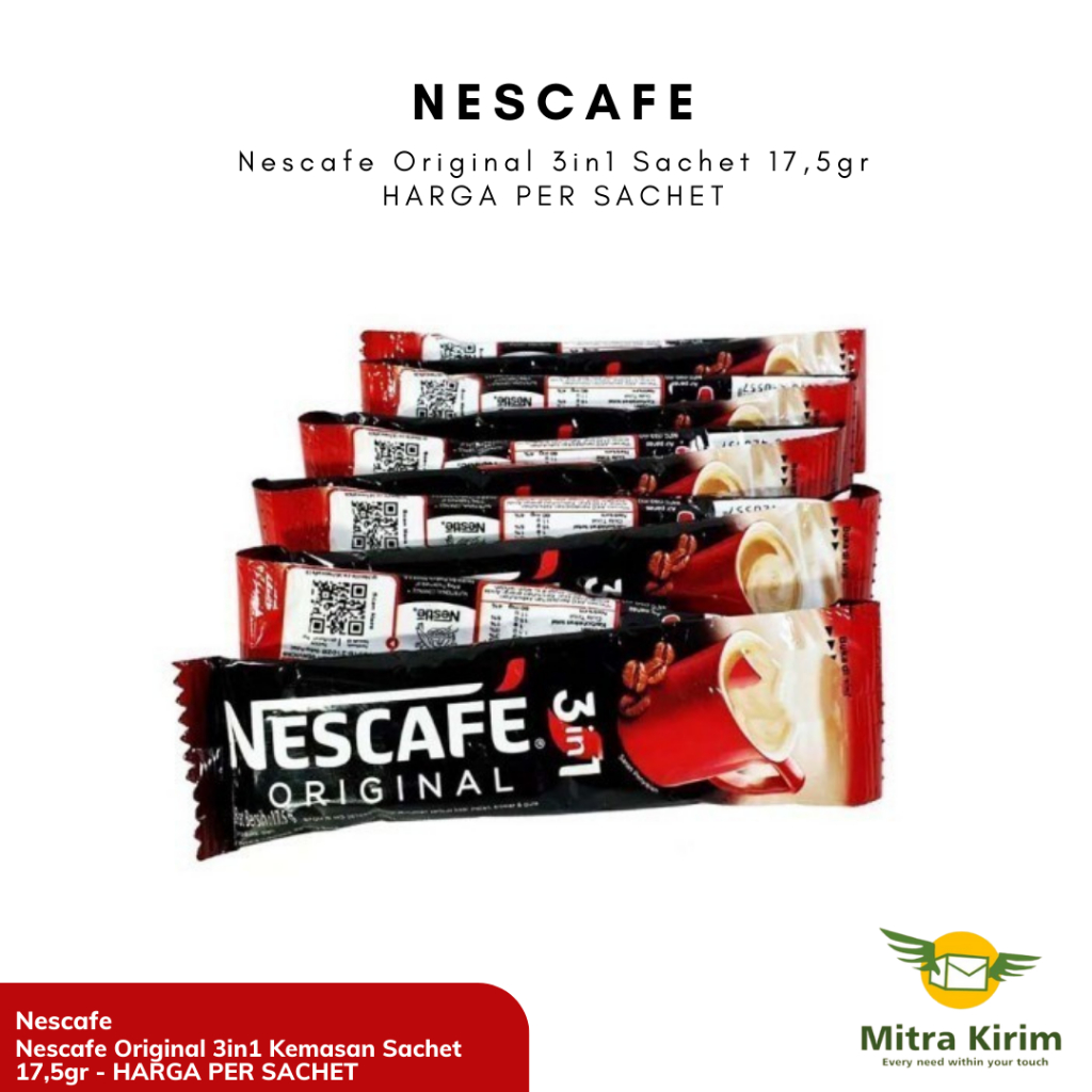 

Nescafe Original 3in1 Sachet 17.5gr