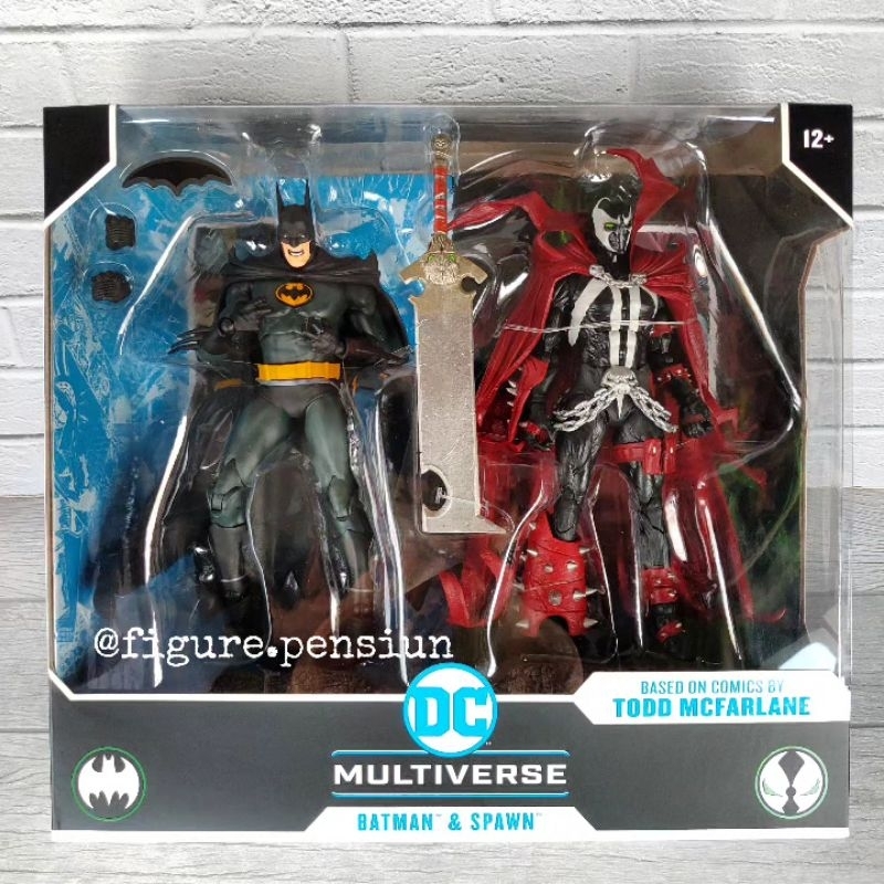 DC MULTIVERSE MCFARLANE BATMAN & SPAWN ACTION FIGURE 2 PACK