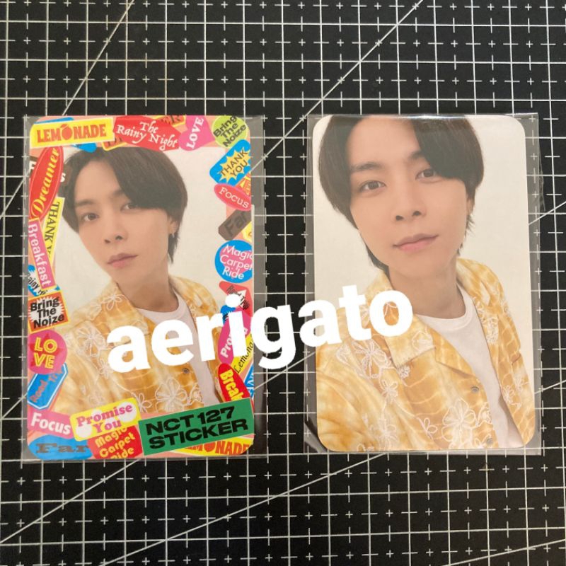 [Photo Card official termurah] PC Photo Card Official NCT 127 Johnny Mumo Sticker SET dapat 2 pc ya 