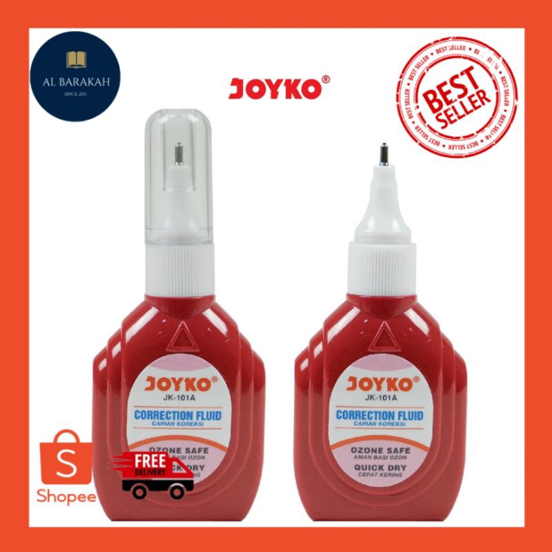 

Correction Fluid Cairan Koreksi Penghapus Cair Joyko JK-101A / Tip ex Joyko / Tipe X Joyko / tip ex cair