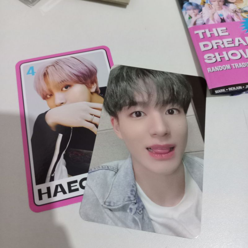 trading card tc the dream show 2 jeno haechan set photocard nct dream