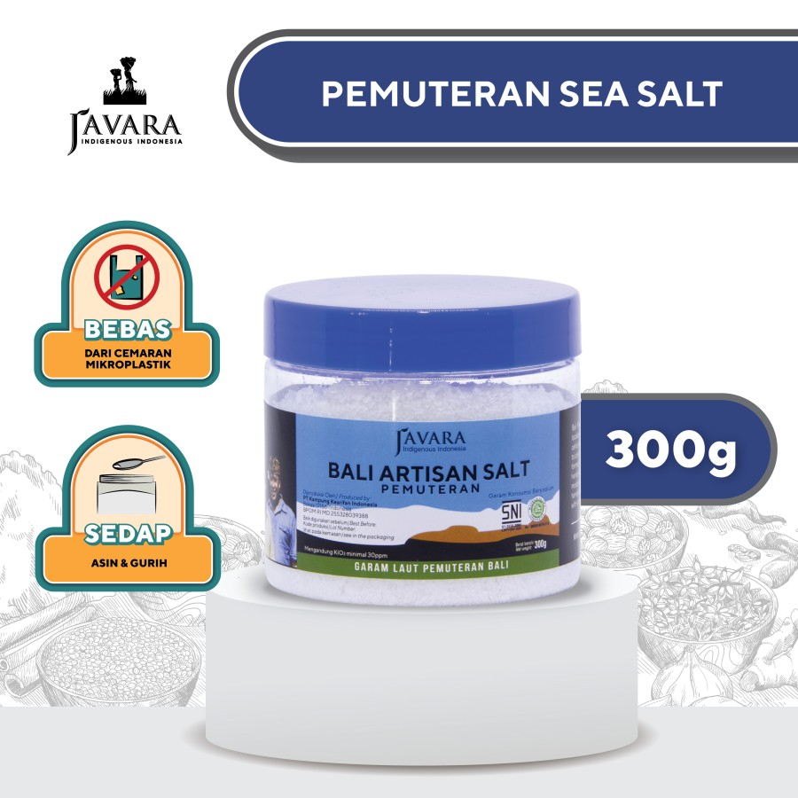 

Garam Laut Murni Javara Pemuteran Sea Salt 300 g