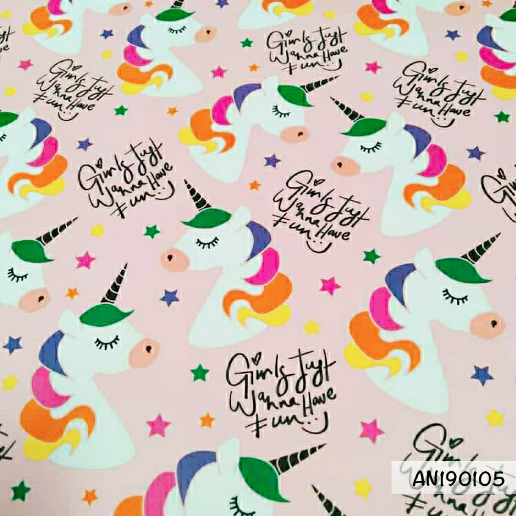 

TOKO ANQA-Kertas kado motif Unicorn AN190105