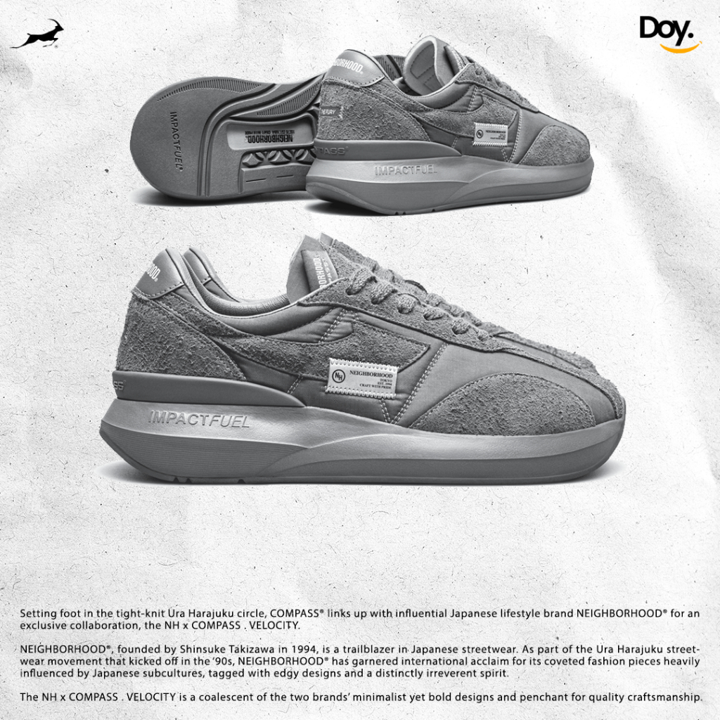 SEPATU COMPASS X NEIGHBORHOOD VELOCITY [SOLD]