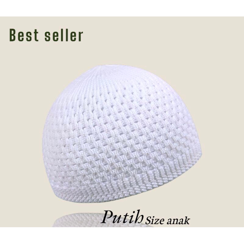 Topi Peci Songkok Anak Rajut bagus dan nyaman TK usia 3-5 tahun