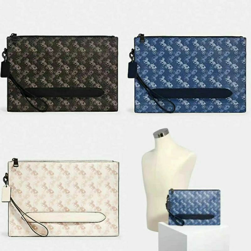 CO Structured Pouch With Horse And Carriage