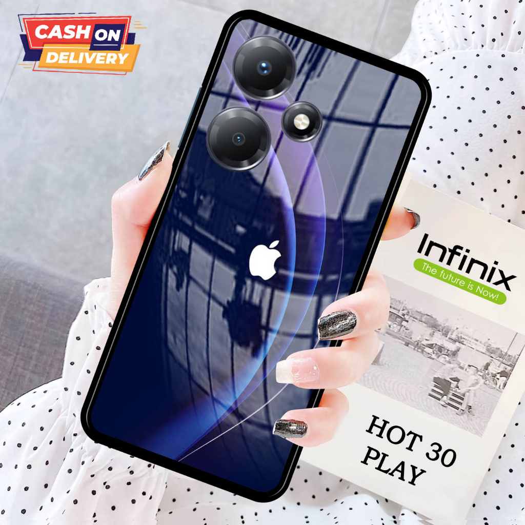 Softcase Glass Kaca INFINIX Hot 30 Play [ T04].
