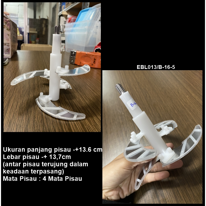 MATA PISAU CHOPPER DAGING 2 LITER 3 Liter 4 liter 4L Blender Capsule  STAINLESS STEEL