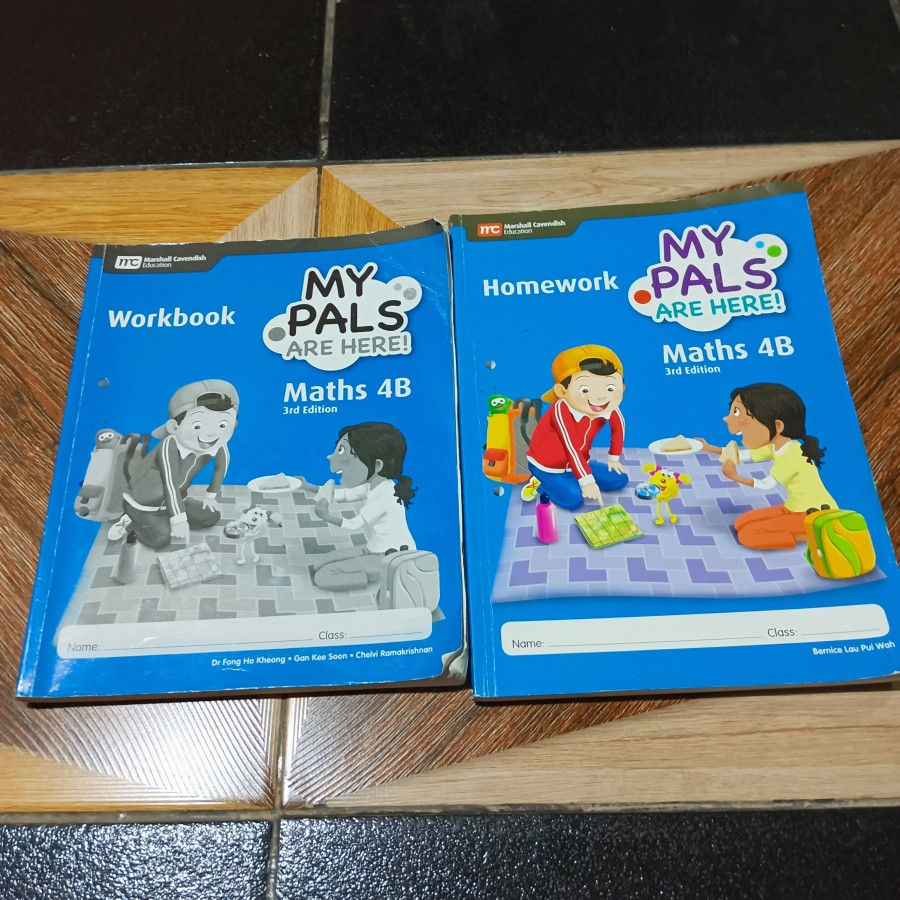 Buku My Pals Are Here Workbook+Homework Maths 4B