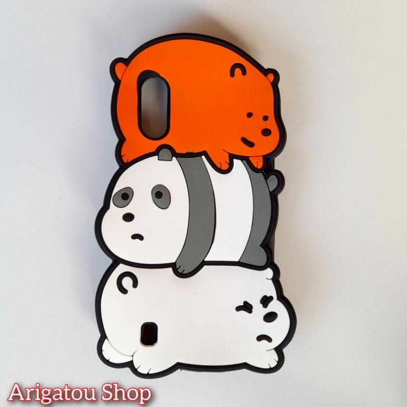 Samsung A01 Case Softcase Boneka Karakter Beruang Panda